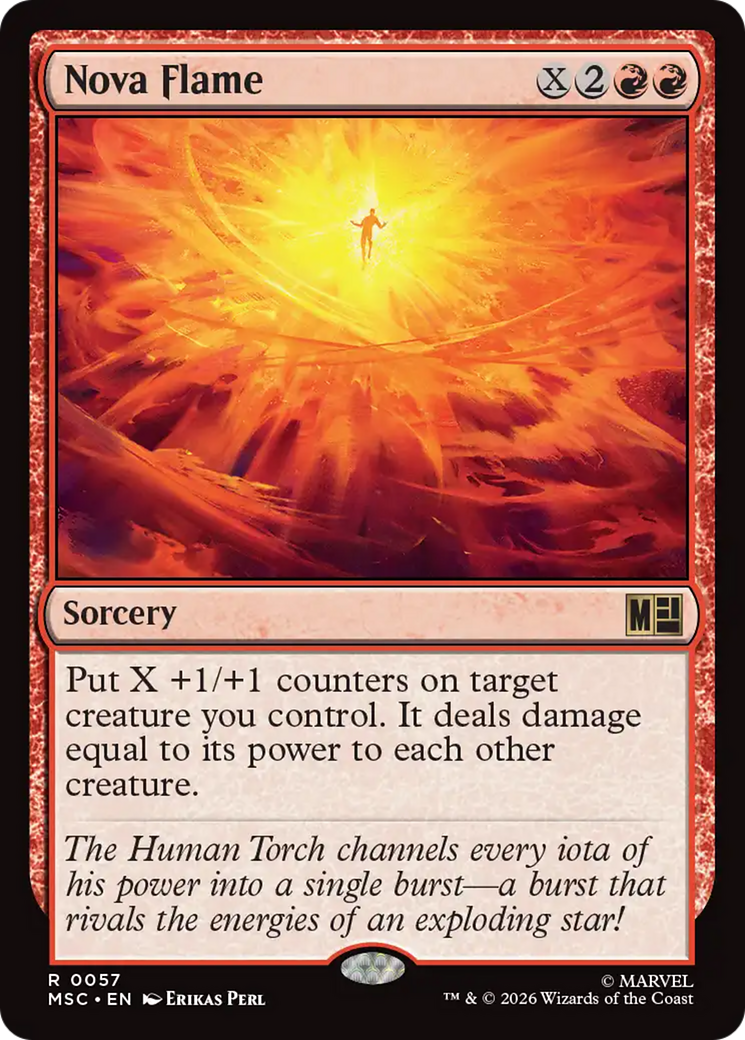 Nova Flame (Surge Foil) [Marvel Super Heroes Commander] | Exor Games Dartmouth