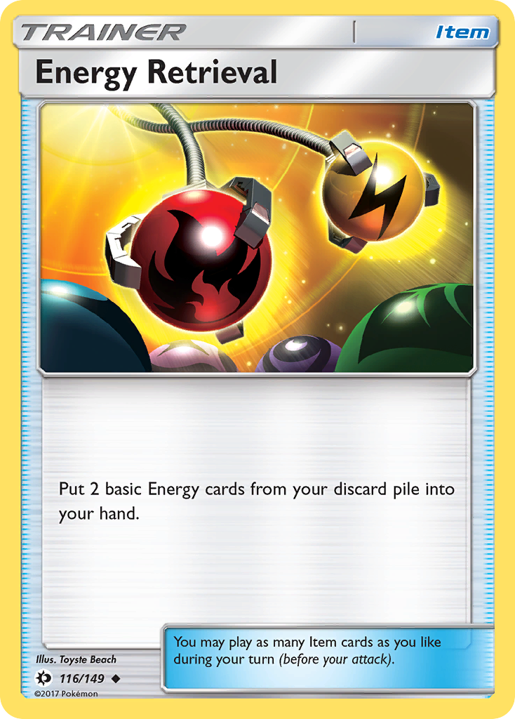 Energy Retrieval (116/149) [Sun & Moon: Base Set] | Exor Games Dartmouth