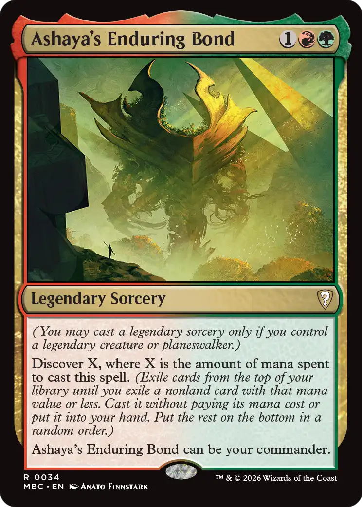 Ashaya's Enduring Bond [Mystery Booster: Commander Edition] | Exor Games Dartmouth