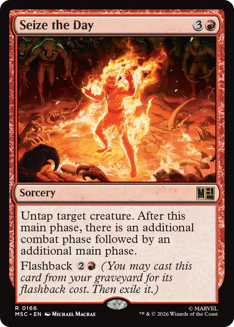 Seize the Day (Surge Foil) [Marvel Super Heroes Commander] | Exor Games Dartmouth