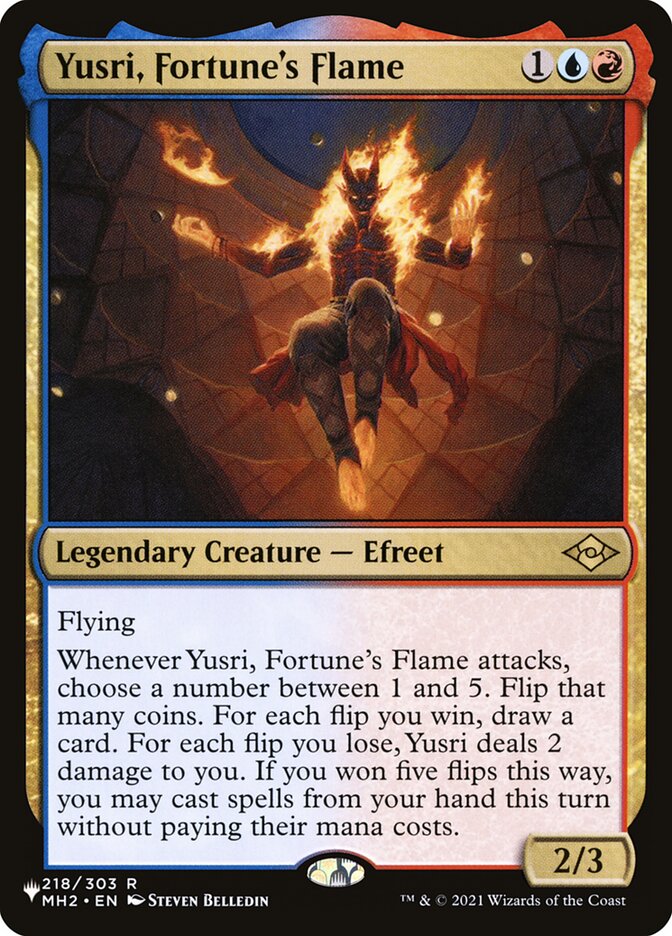 Yusri, Fortune's Flame [Secret Lair: Heads I Win, Tails You Lose] | Exor Games Dartmouth