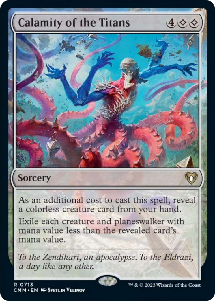 Calamity of the Titans [Commander Masters] | Exor Games Dartmouth