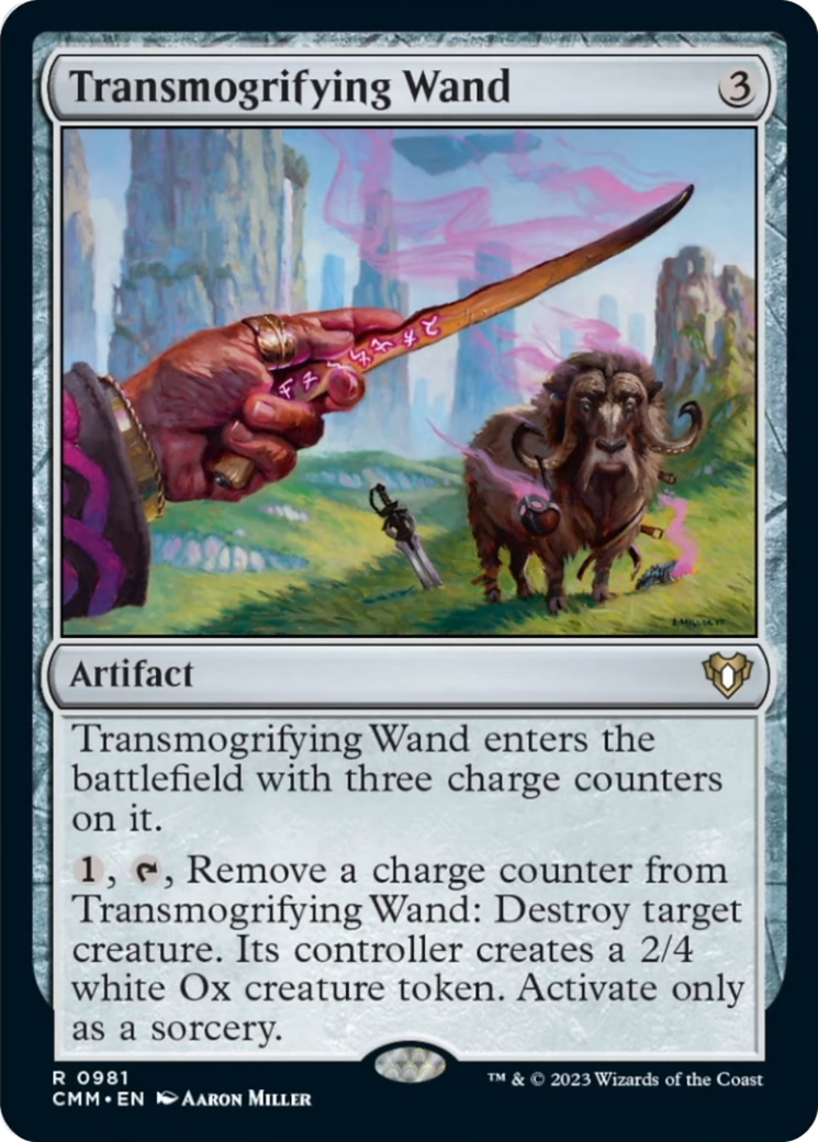 Transmogrifying Wand [Commander Masters] | Exor Games Dartmouth