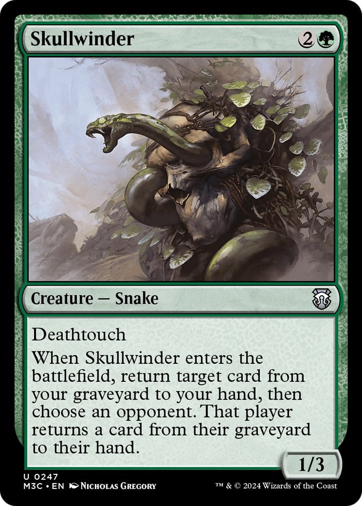 Skullwinder (Ripple Foil) [Modern Horizons 3 Commander] | Exor Games Dartmouth