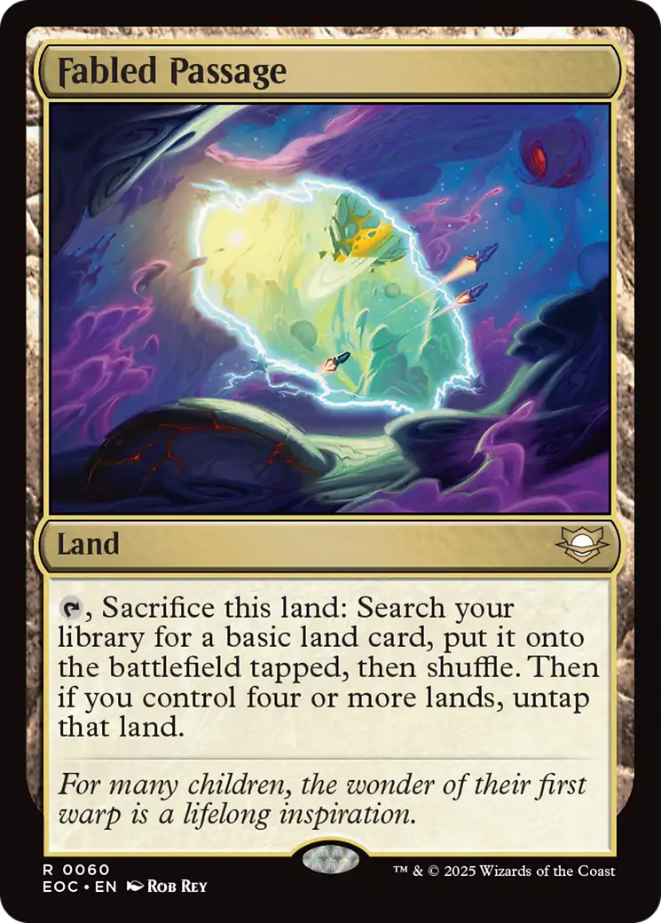 Fabled Passage [Edge of Eternities Commander] | Exor Games Dartmouth