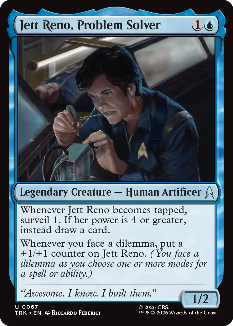 Jett Reno, Problem Solver [Star Trek] | Exor Games Dartmouth
