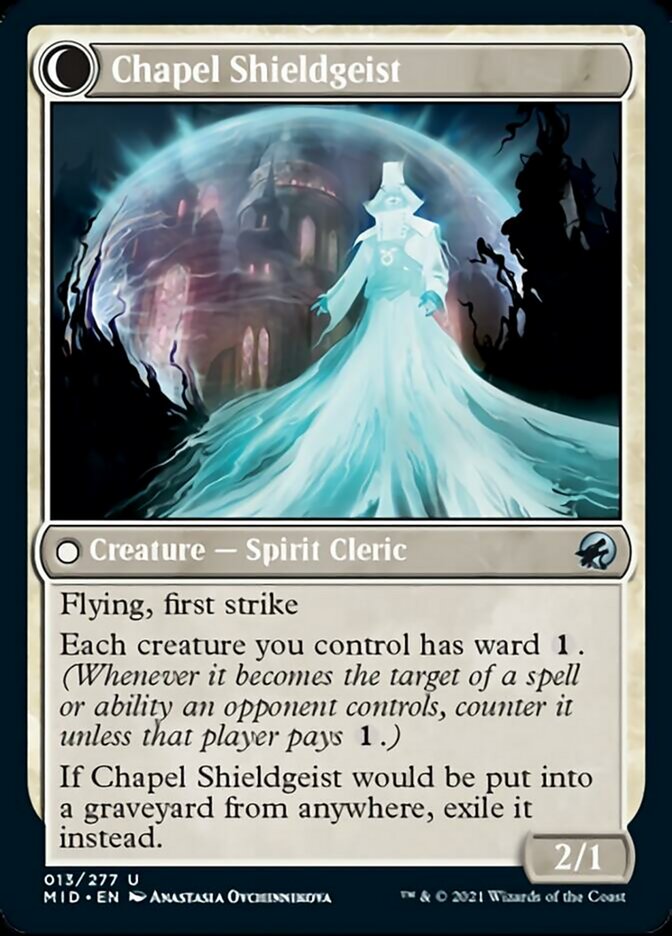 Chaplain of Alms // Chapel Shieldgeist [Innistrad: Midnight Hunt] | Exor Games Dartmouth