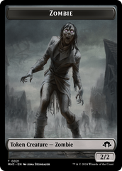 Zombie // Insect (0027) Double-Sided Token [Modern Horizons 3 Tokens] | Exor Games Dartmouth