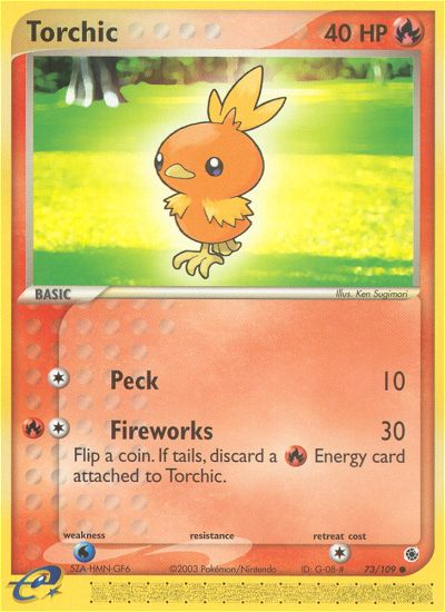 Torchic (73/109) [EX: Ruby & Sapphire] | Exor Games Dartmouth