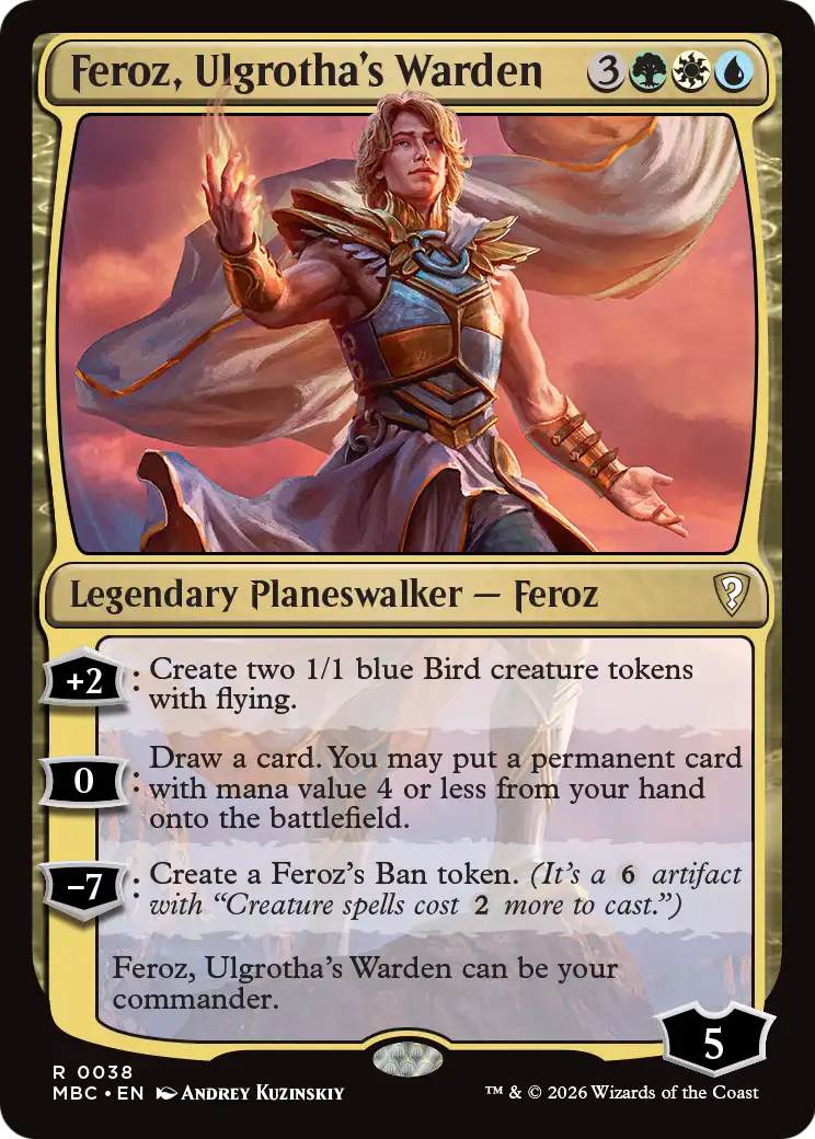 Feroz, Ulgrotha's Warden [Mystery Booster: Commander Edition] | Exor Games Dartmouth