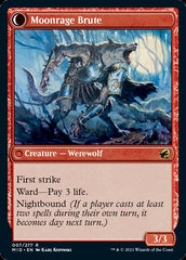 Brutal Cathar // Moonrage Brute [Innistrad: Midnight Hunt] | Exor Games Dartmouth
