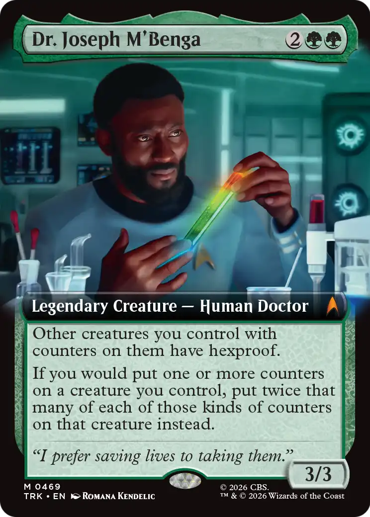 Dr. Joseph M'Benga (Extended Art) [Star Trek] | Exor Games Dartmouth
