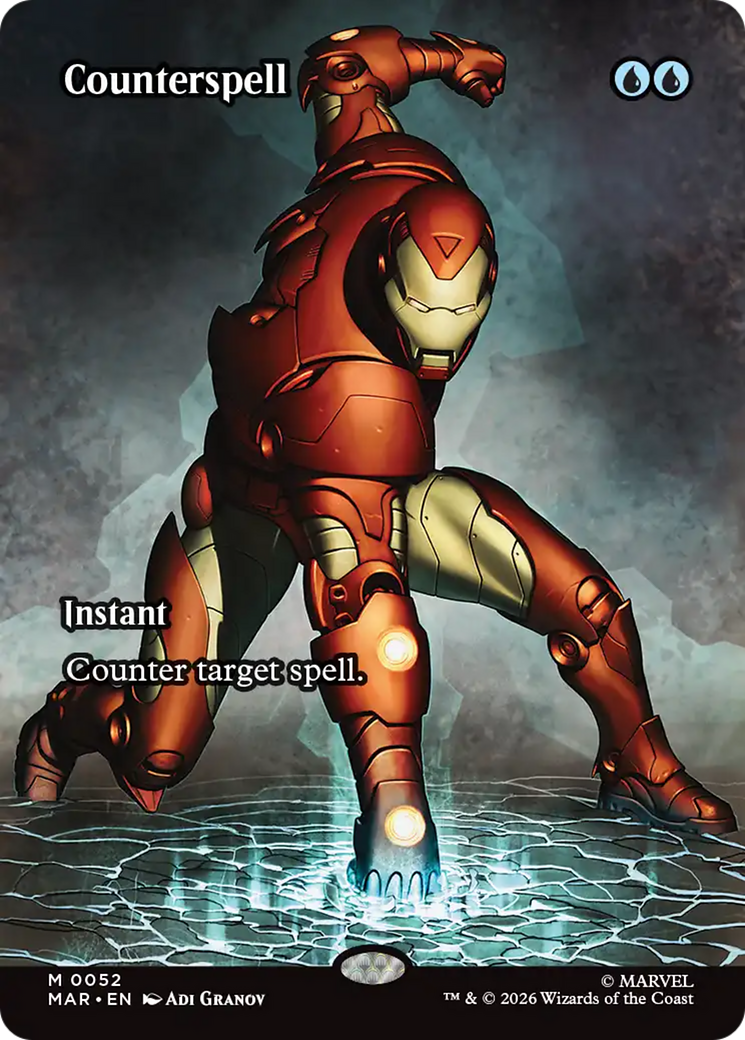 Counterspell (Borderless) (0052) [Marvel Universe: Eternal-Legal] | Exor Games Dartmouth