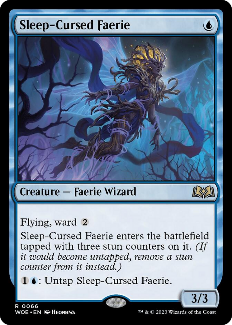 Sleep-Cursed Faerie [Wilds of Eldraine] | Exor Games Dartmouth