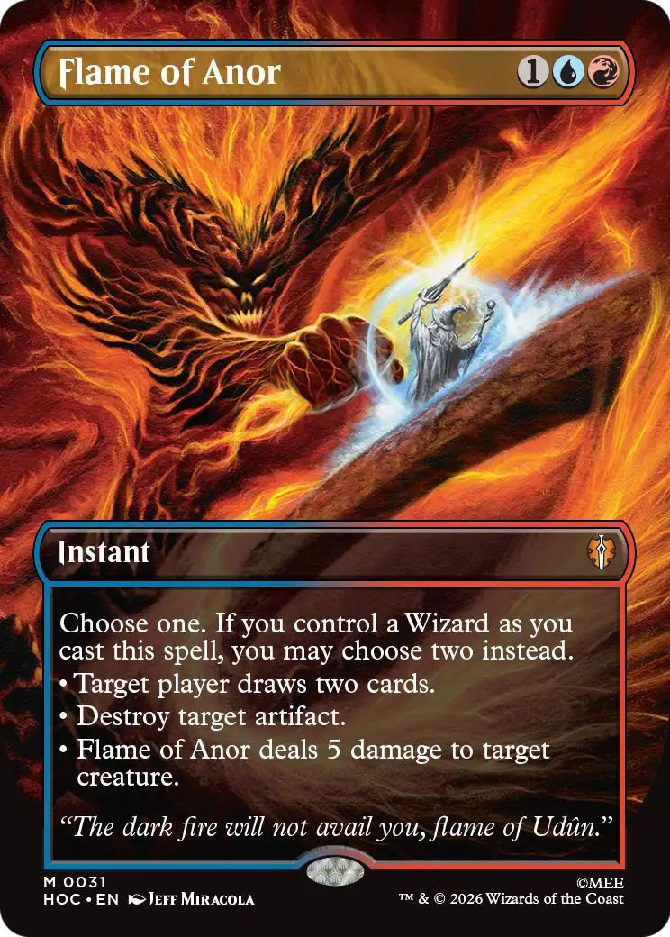 Flame of Anor (Borderless) [The Hobbit: Eternal-Legal] | Exor Games Dartmouth