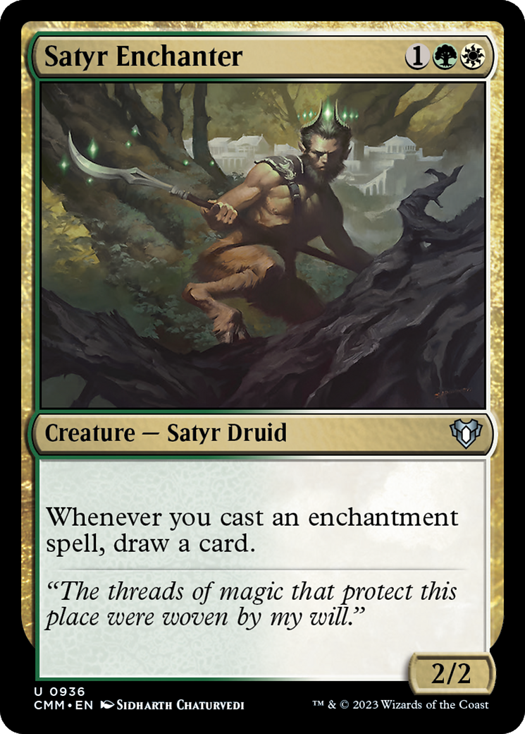 Satyr Enchanter [Commander Masters] | Exor Games Dartmouth