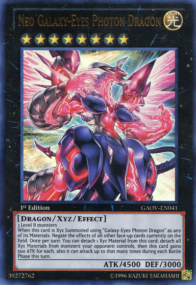 Neo Galaxy-Eyes Photon Dragon [GAOV-EN041] Ultra Rare | Exor Games Dartmouth