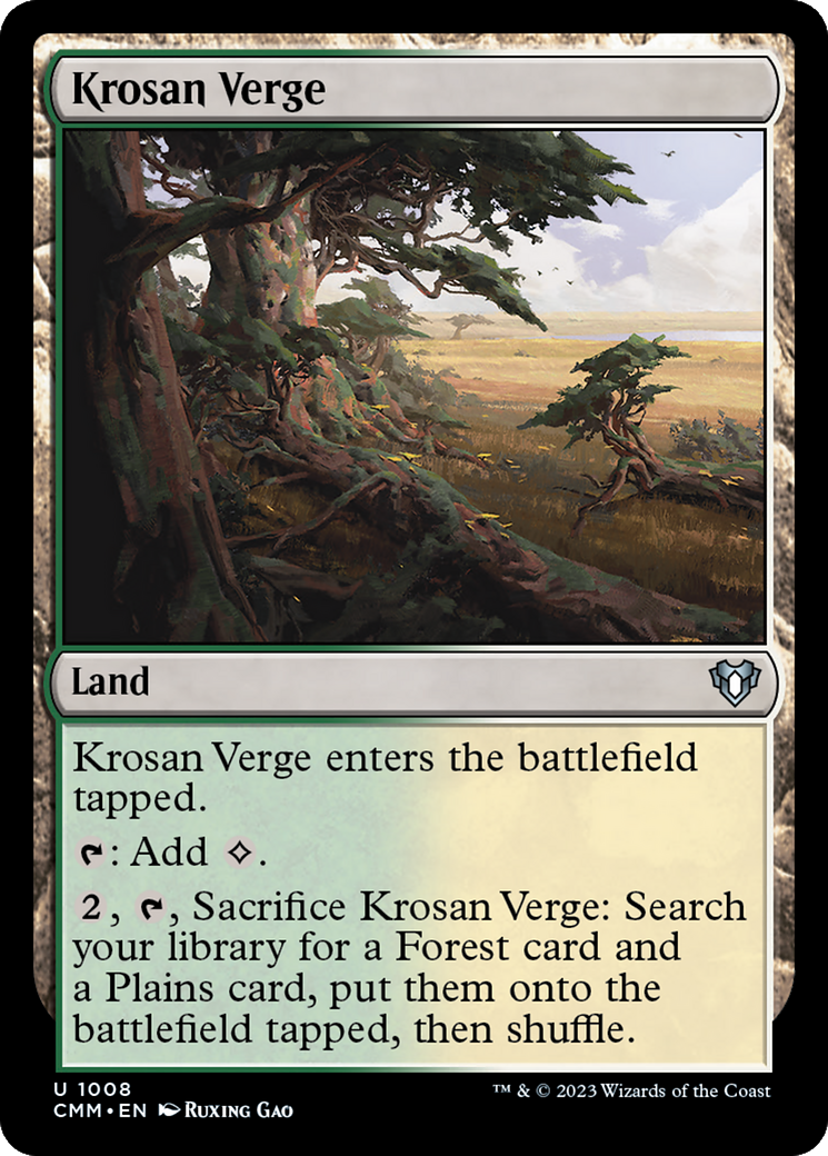 Krosan Verge [Commander Masters] | Exor Games Dartmouth