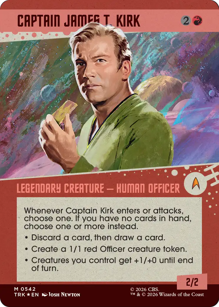 Captain James T. Kirk (Showcase) (Surge Foil) [Star Trek] | Exor Games Dartmouth
