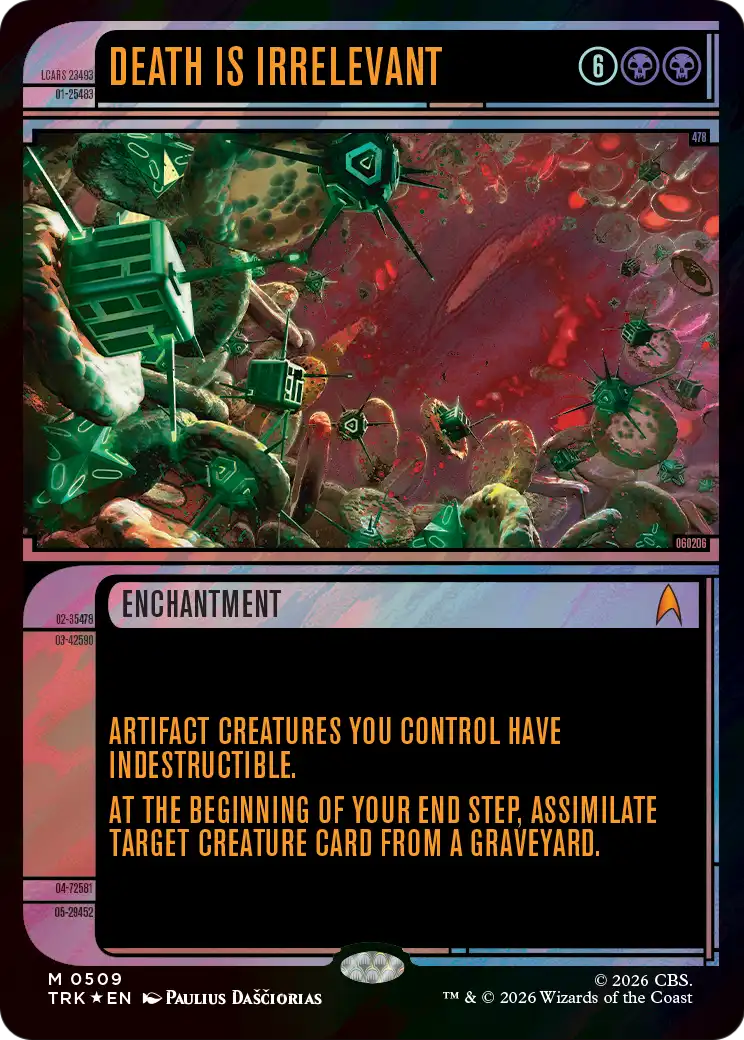 Death Is Irrelevant (Showcase) (Surge Foil) [Star Trek] | Exor Games Dartmouth