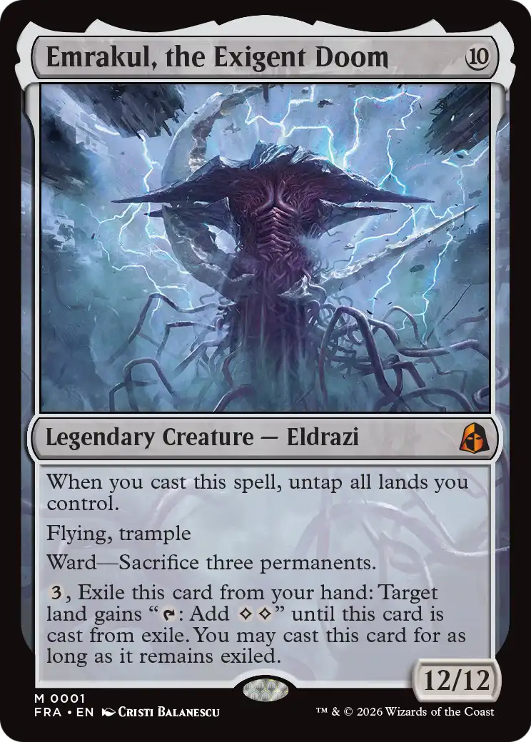 Emrakul, the Exigent Doom [Reality Fracture] | Exor Games Dartmouth
