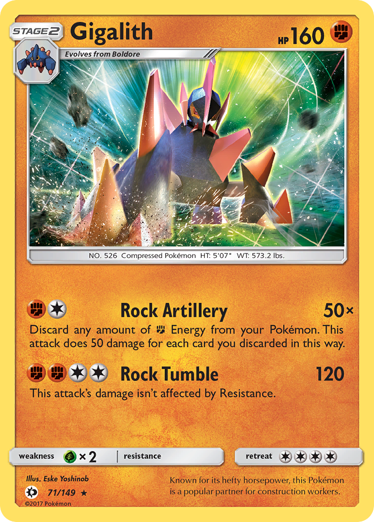 Gigalith (71/149) [Sun & Moon: Base Set] | Exor Games Dartmouth