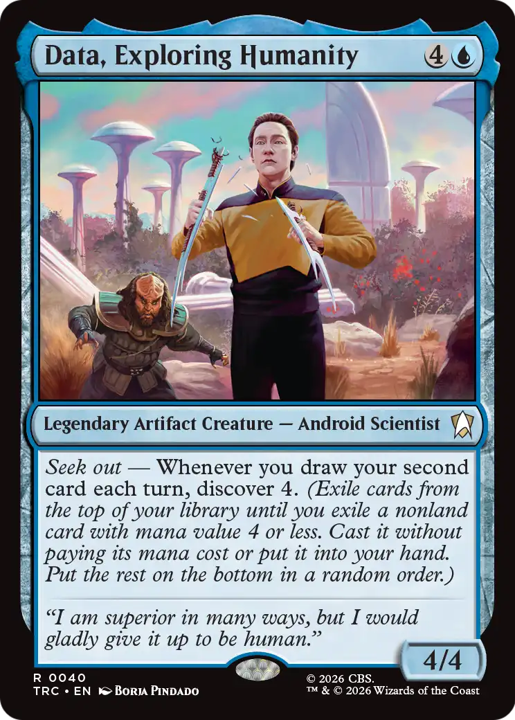 Data, Exploring Humanity [Star Trek Commander] | Exor Games Dartmouth