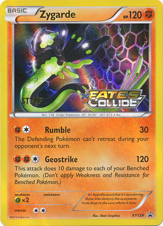 Zygarde (XY129) (Staff) [XY: Black Star Promos] | Exor Games Dartmouth