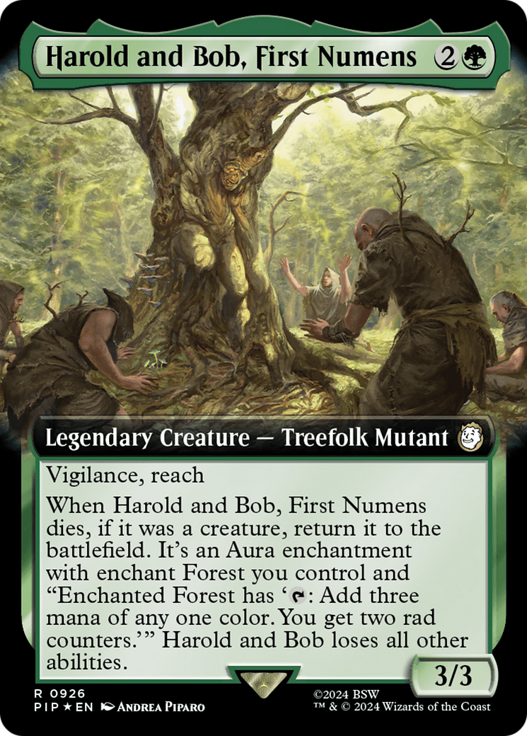 Harold and Bob, First Numens (Extended Art) (Surge Foil) [Fallout] | Exor Games Dartmouth