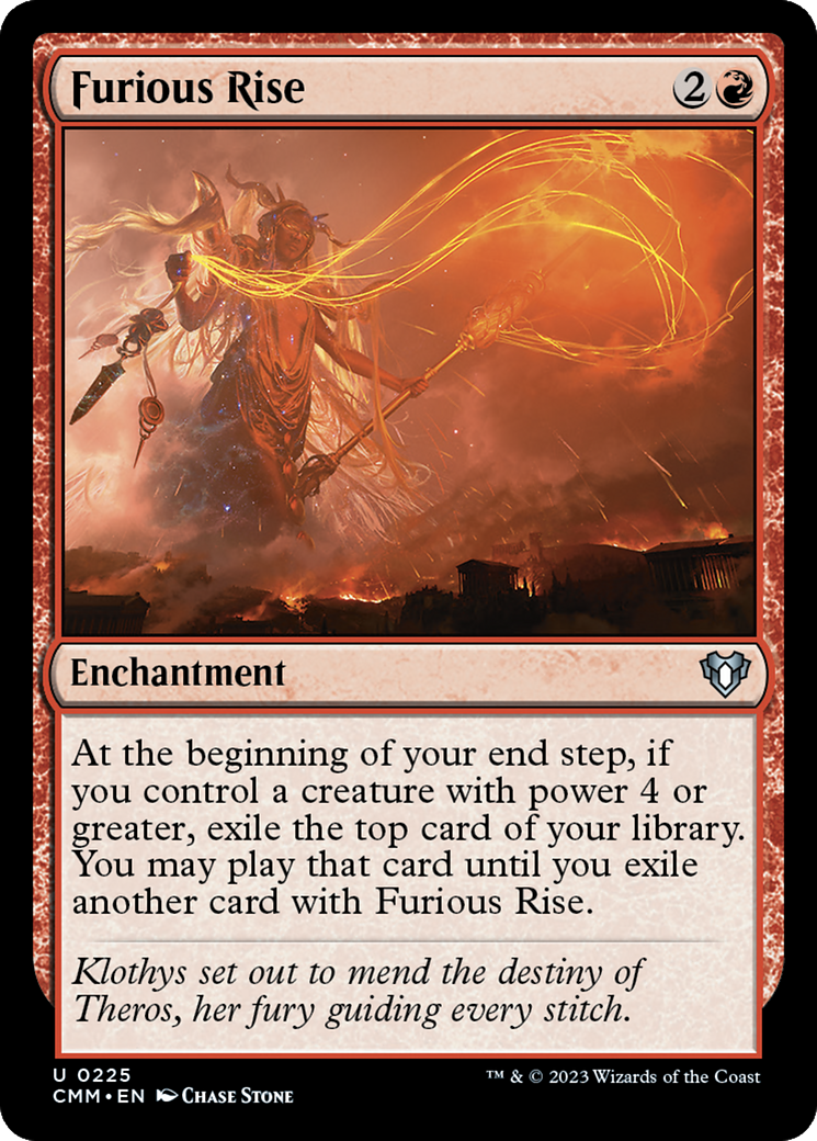 Furious Rise [Commander Masters] | Exor Games Dartmouth