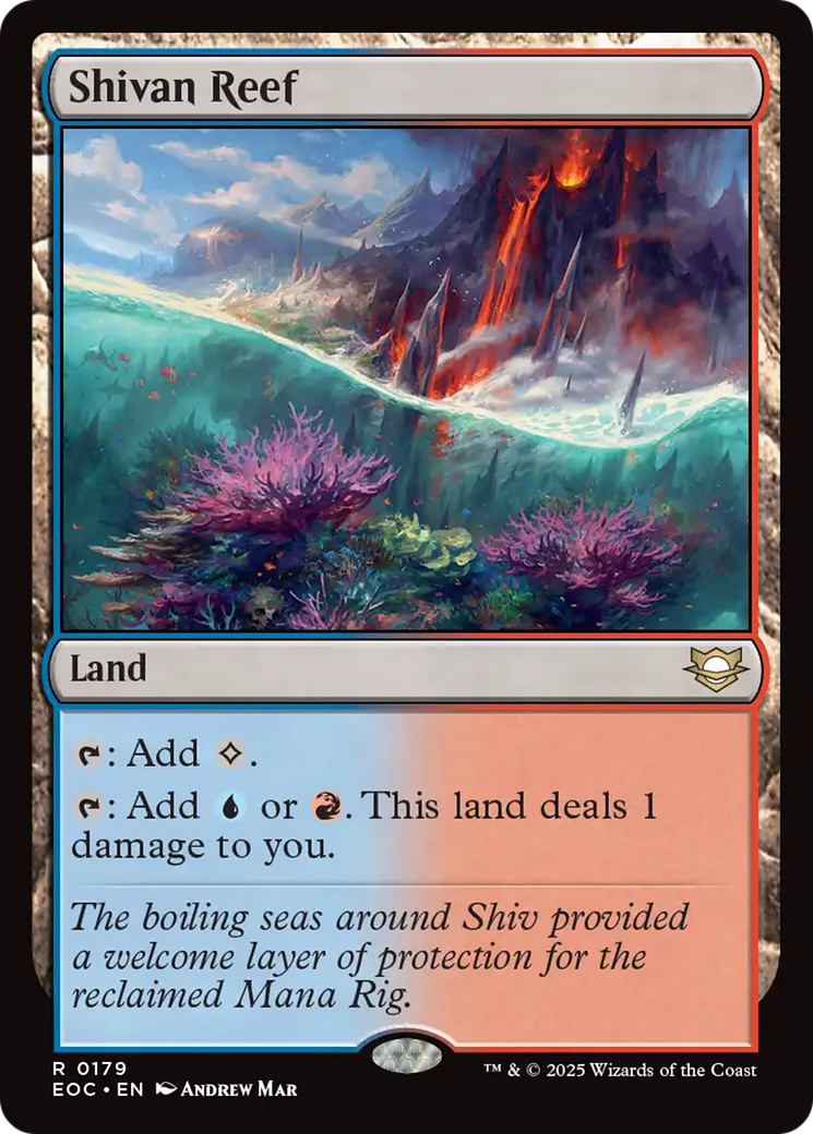 Shivan Reef [Edge of Eternities Commander] | Exor Games Dartmouth