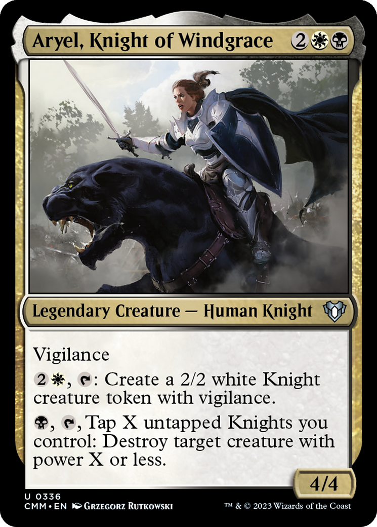 Aryel, Knight of Windgrace [Commander Masters] | Exor Games Dartmouth