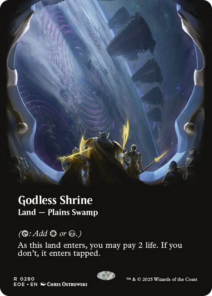 Godless Shrine (Borderless) [Edge of Eternities] | Exor Games Dartmouth
