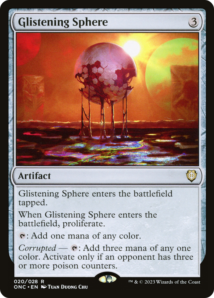 Glistening Sphere [Phyrexia: All Will Be One Commander] | Exor Games Dartmouth