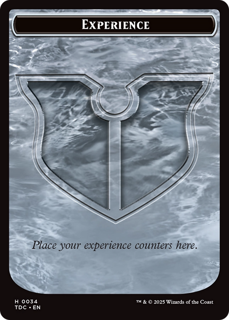 Experience // Treasure Double-Sided Token [Tarkir: Dragonstorm Commander Tokens] | Exor Games Dartmouth