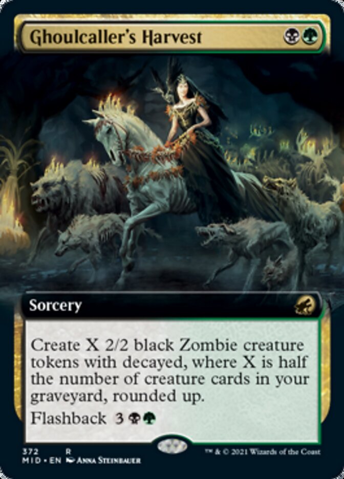 Ghoulcaller's Harvest (Extended Art) [Innistrad: Midnight Hunt] | Exor Games Dartmouth