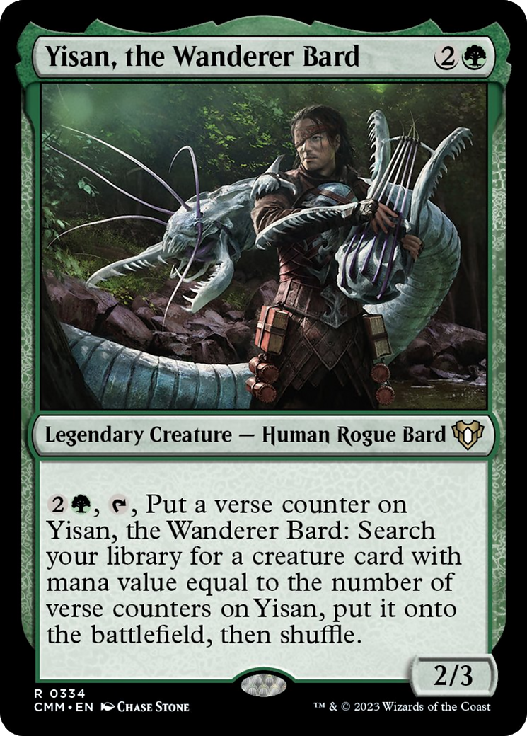 Yisan, the Wanderer Bard [Commander Masters] | Exor Games Dartmouth