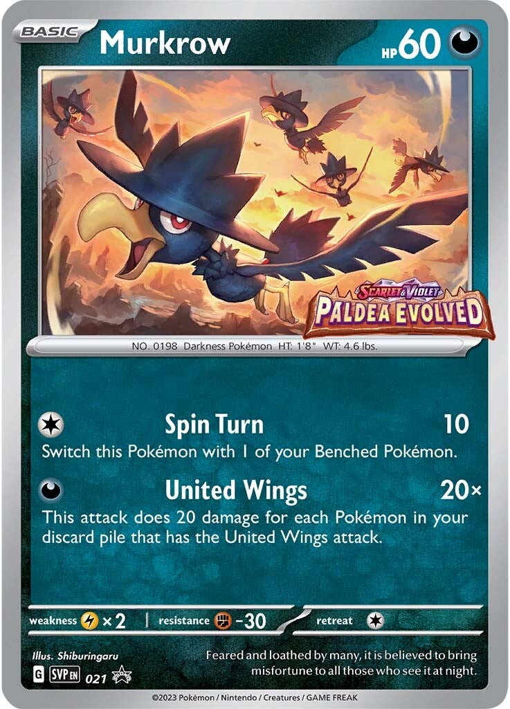 Murkrow (021) [Scarlet & Violet: Black Star Promos] | Exor Games Dartmouth