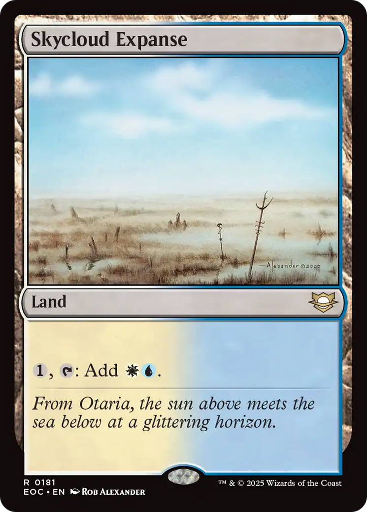 Skycloud Expanse [Edge of Eternities Commander] | Exor Games Dartmouth