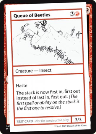 Queue of Beetles (2021 Edition) [Mystery Booster Playtest Cards] | Exor Games Dartmouth