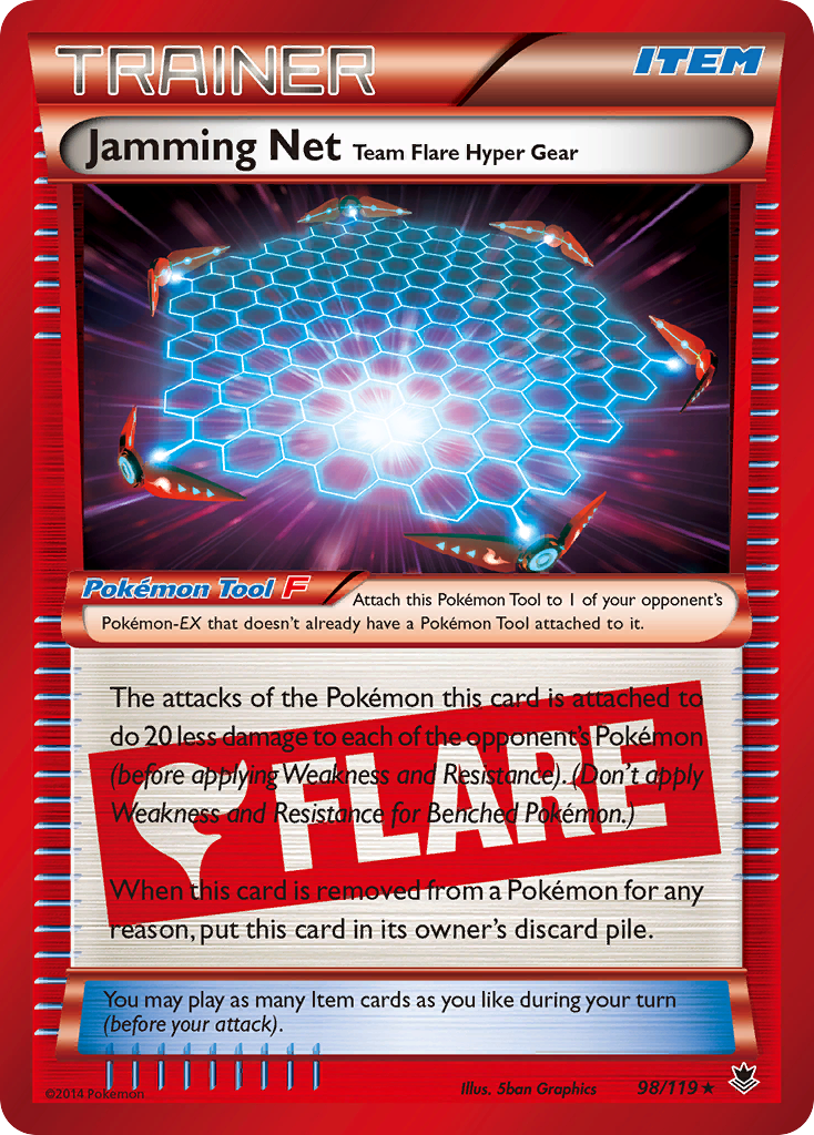 Jamming Net Team Flare Hyper Gear (98/119) [XY: Phantom Forces] | Exor Games Dartmouth
