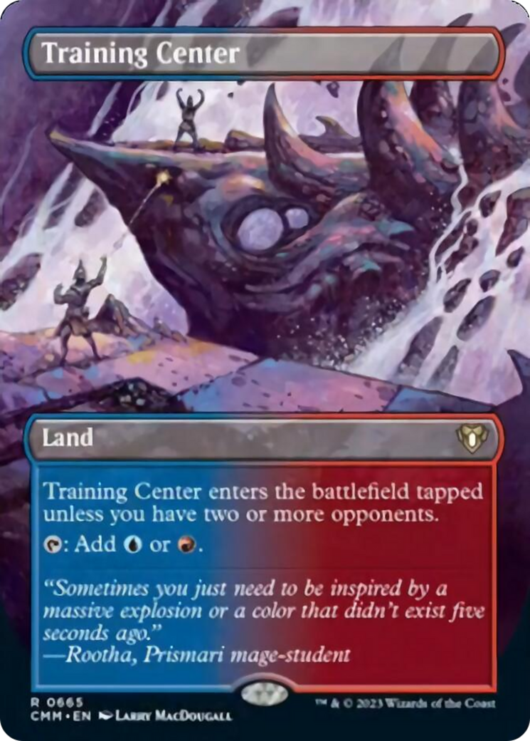 Training Center (Borderless Alternate Art) [Commander Masters] | Exor Games Dartmouth