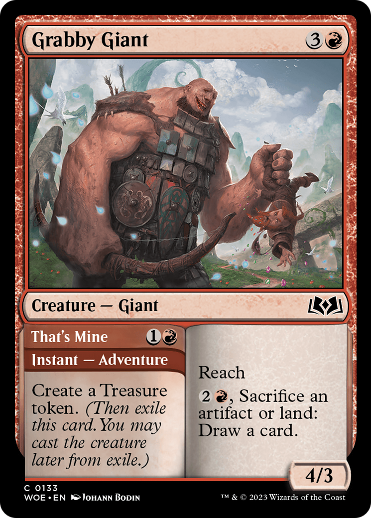 Grabby Giant // That's Mine [Wilds of Eldraine] | Exor Games Dartmouth