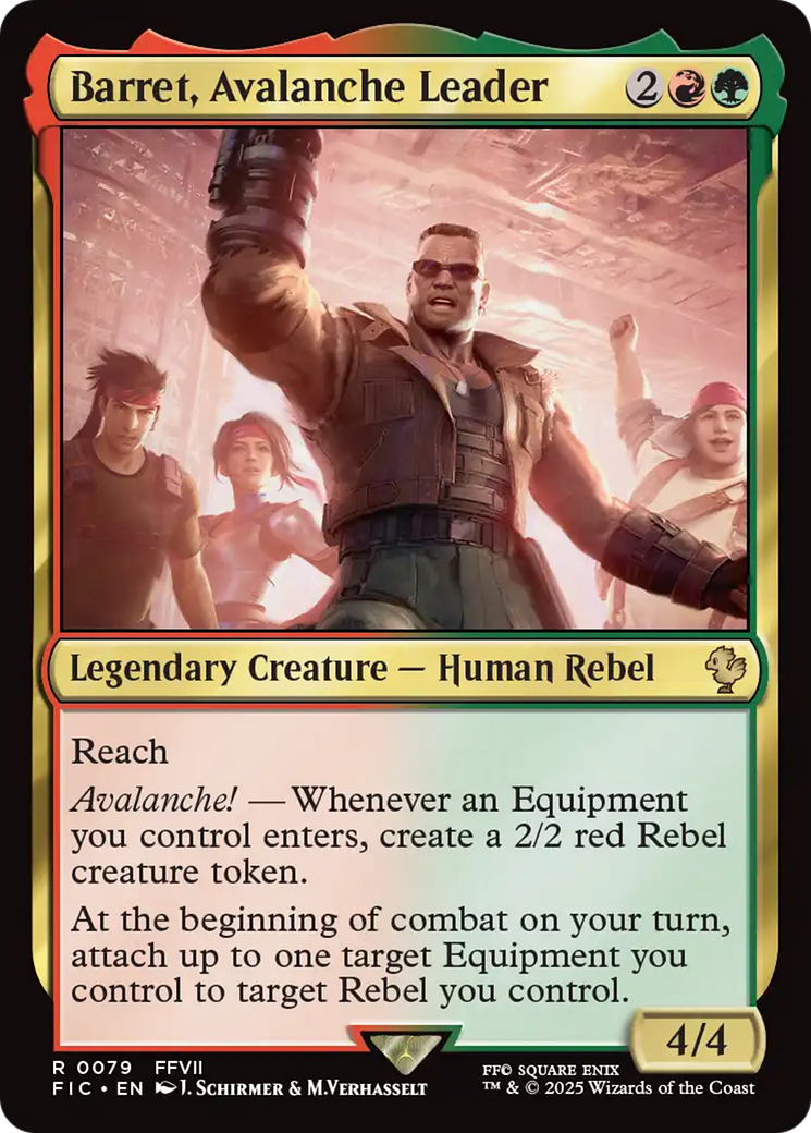Barret, Avalanche Leader [FINAL FANTASY Commander] | Exor Games Dartmouth