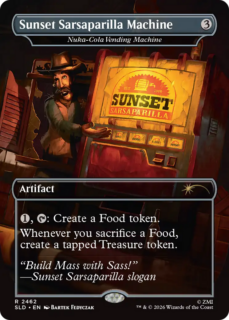 Sunset Sarsaparilla Machine - Nuka-Cola Vending Machine [Secret Lair Drop Series] | Exor Games Dartmouth