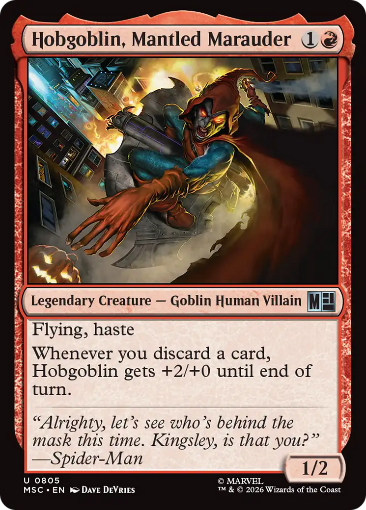Hobgoblin, Mantled Marauder [Marvel Super Heroes Commander] | Exor Games Dartmouth
