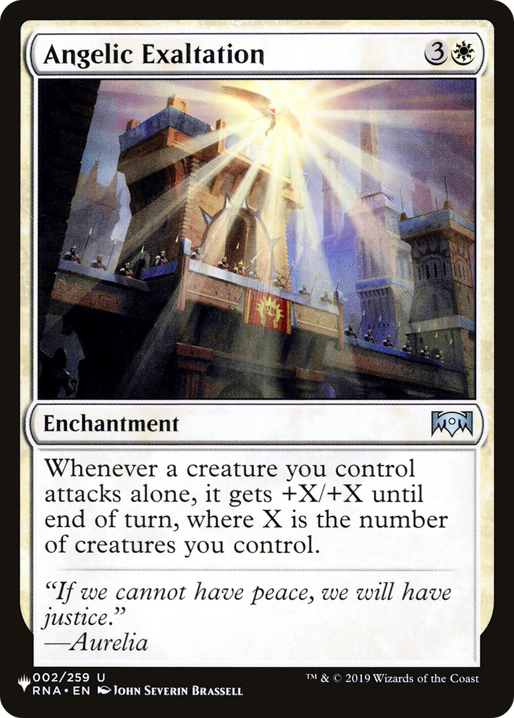 Angelic Exaltation [The List] | Exor Games Dartmouth