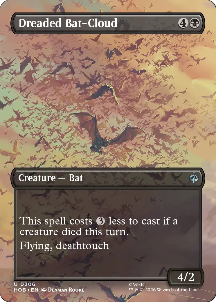 Dreaded Bat-Cloud (Borderless) [The Hobbit] | Exor Games Dartmouth