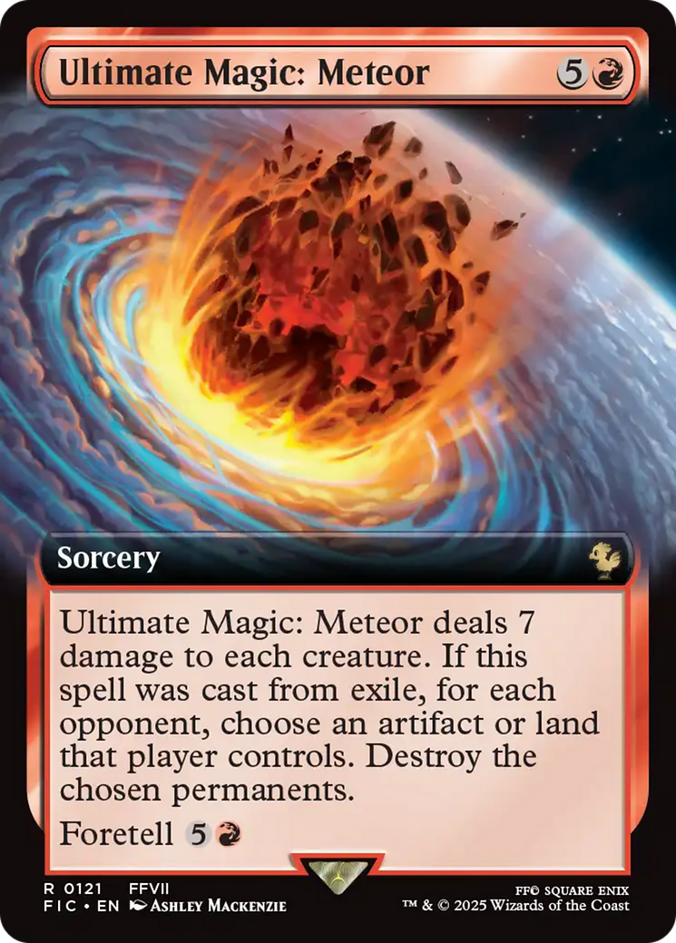 Ultimate Magic: Meteor (Extended Art) [FINAL FANTASY Commander] | Exor Games Dartmouth