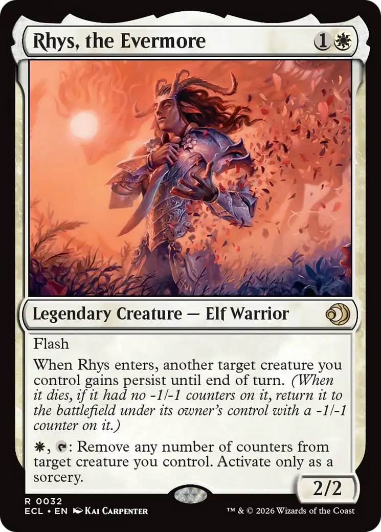 Rhys, the Evermore [Lorwyn Eclipsed] | Exor Games Dartmouth